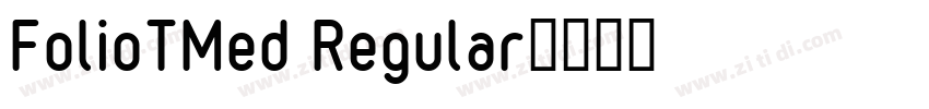 FolioTMed Regular字体转换
